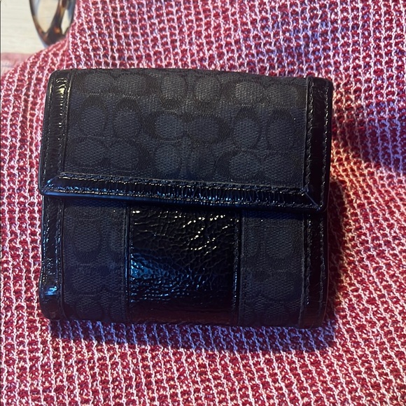 Coach Black Leather Wallet - Picture 2 of 6